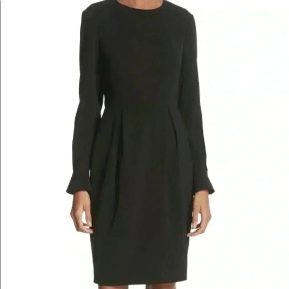 Ted Baker Black Yulid Flare Cuff Pencil Work/Office Dress - Picture 1 of 4